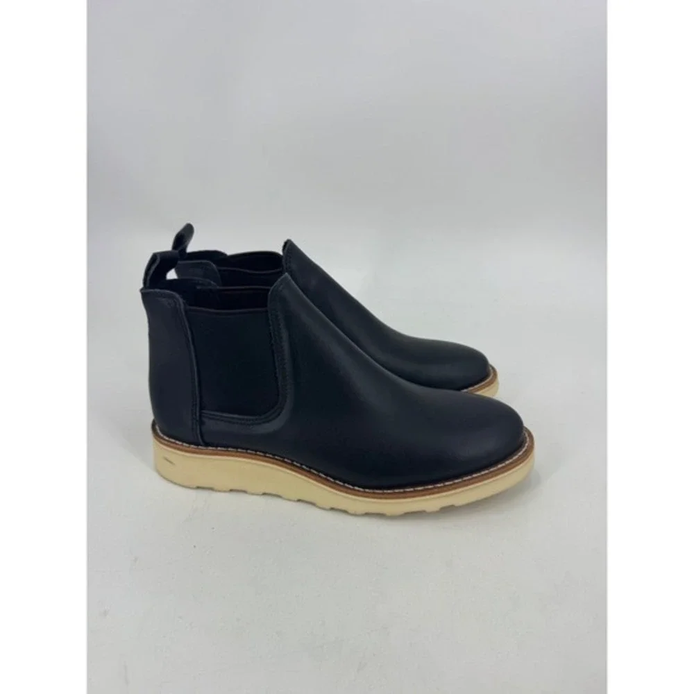 Red Wing Heritage Harriet 3416 Black Leather Chelsea Wedge Boots Womens 8.5 B‎